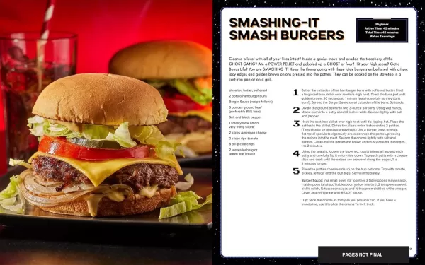 Pac-Man cookbook sample recipe