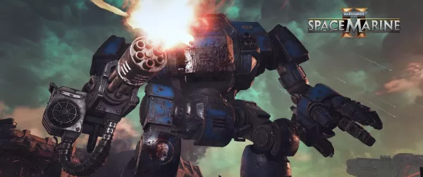 Space Marine executing finishing move