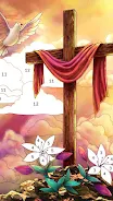 Bible Coloring Paint By Number Screenshot 1