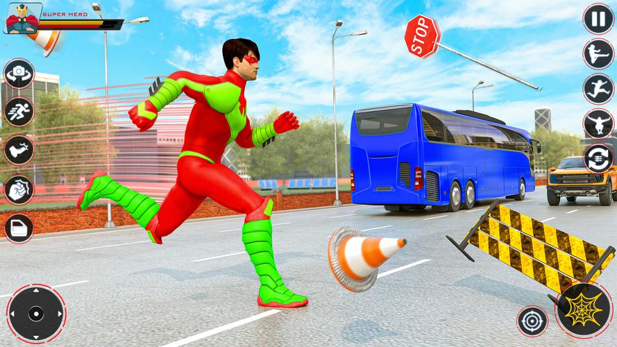 Spider Flying Rope Hero Games应用截图第3张