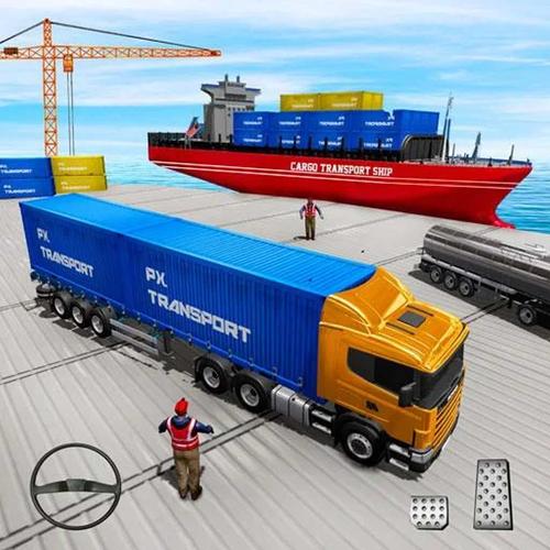 Cargo Transport Truck Driving Zrzut ekranu 0