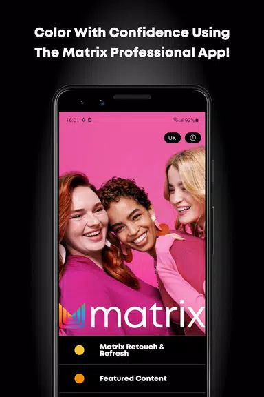 Schermata The Matrix Professional App 0
