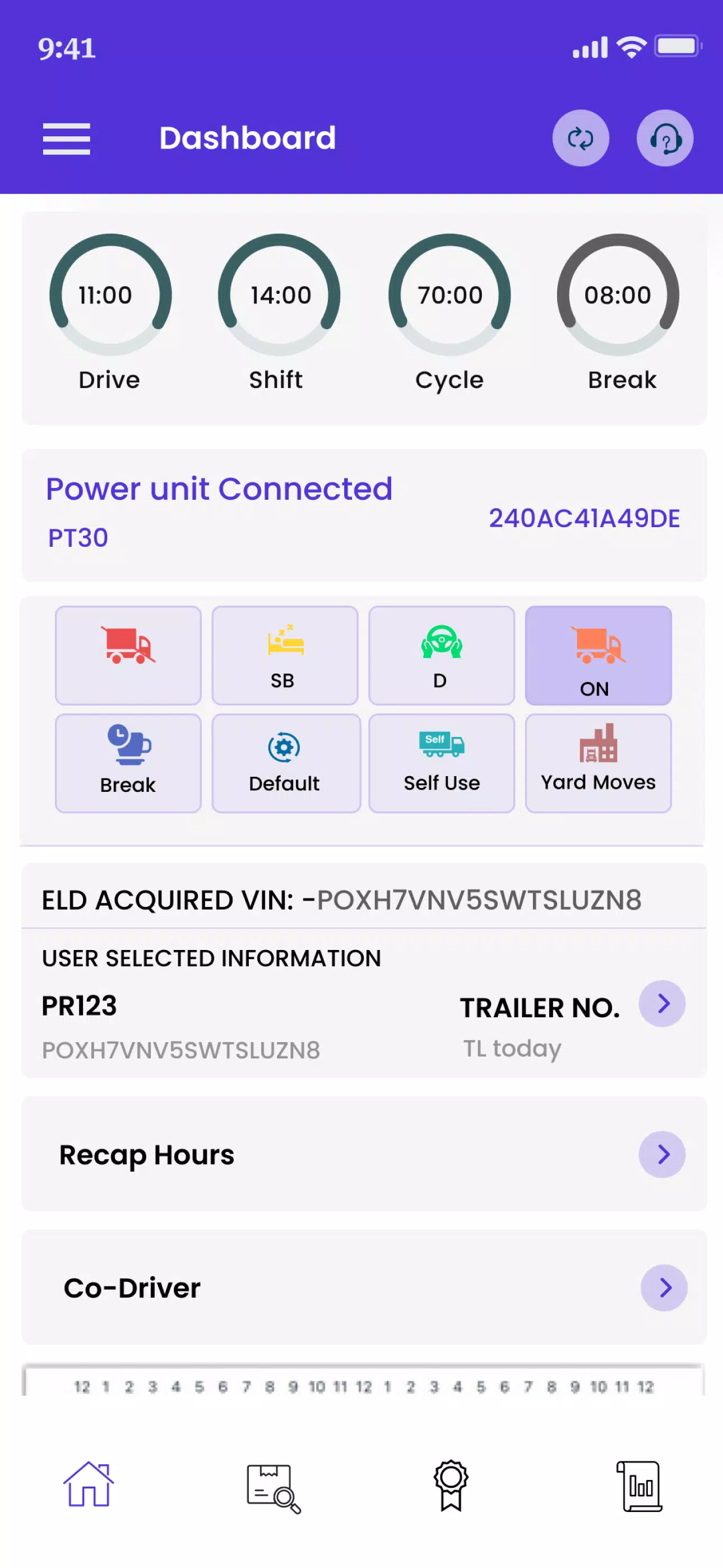 ELD Mandate HOS Tangkapan skrin 2