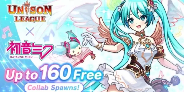 Ang Unison League ay sumali sa pwersa sa Hatsune Miku at Vocaloid Stars