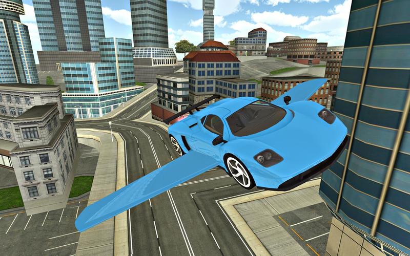 Flying Car Simulator Xtreme 3D Captura de pantalla 3