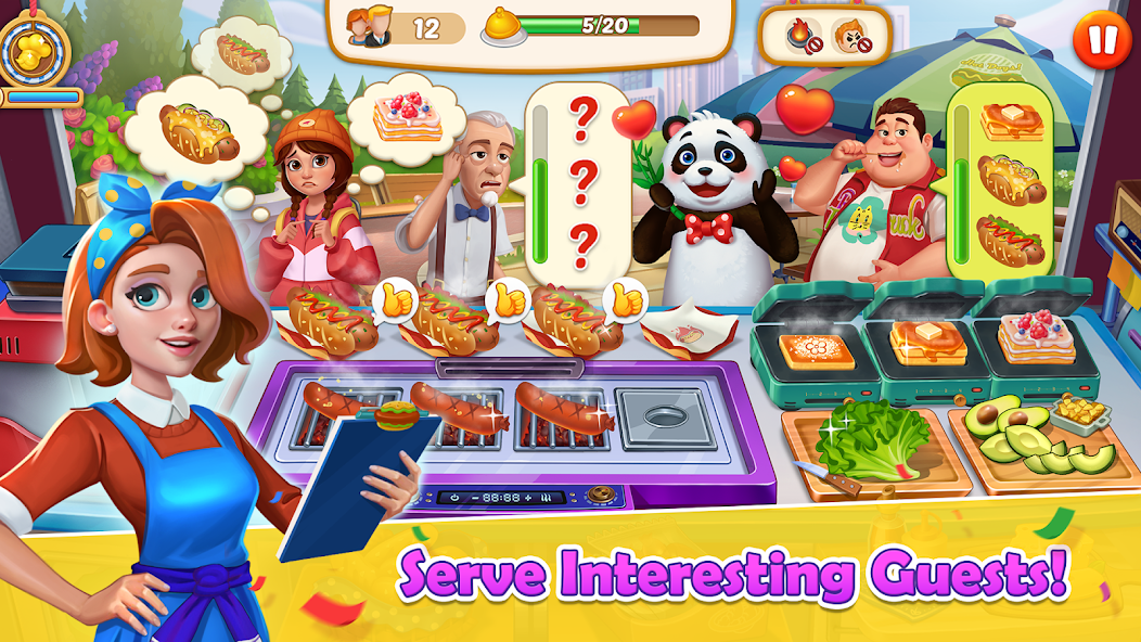 Rita’s Food Truck:Cooking Game Mod應用截圖第2張