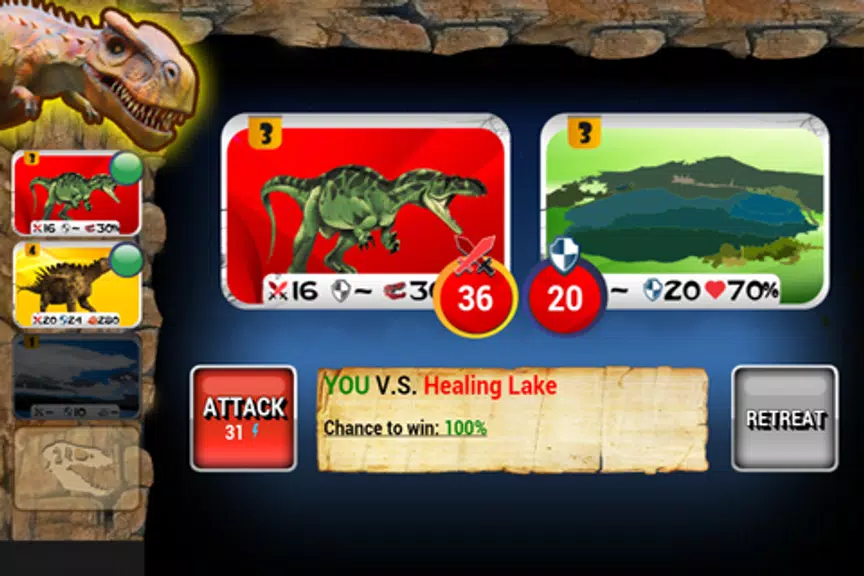 Dinosaur Online Card Wars Captura de tela 1