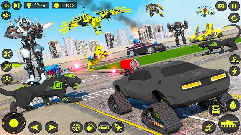 Army Tank Robot Car Games: Captura de pantalla 1