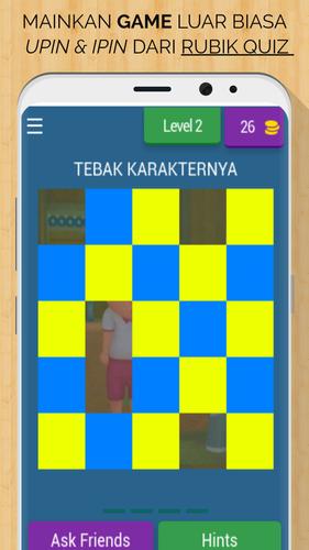 Upin & Ipin Rubik Quiz Screenshot 1