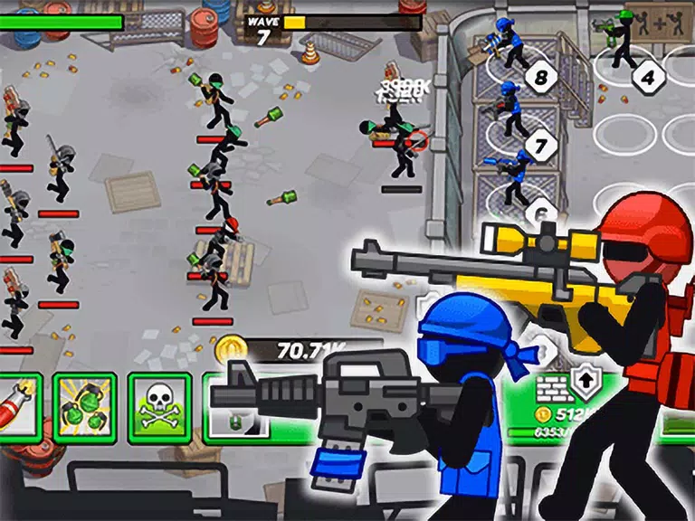 Stickman Defenders: Stick War Capture d'écran 1