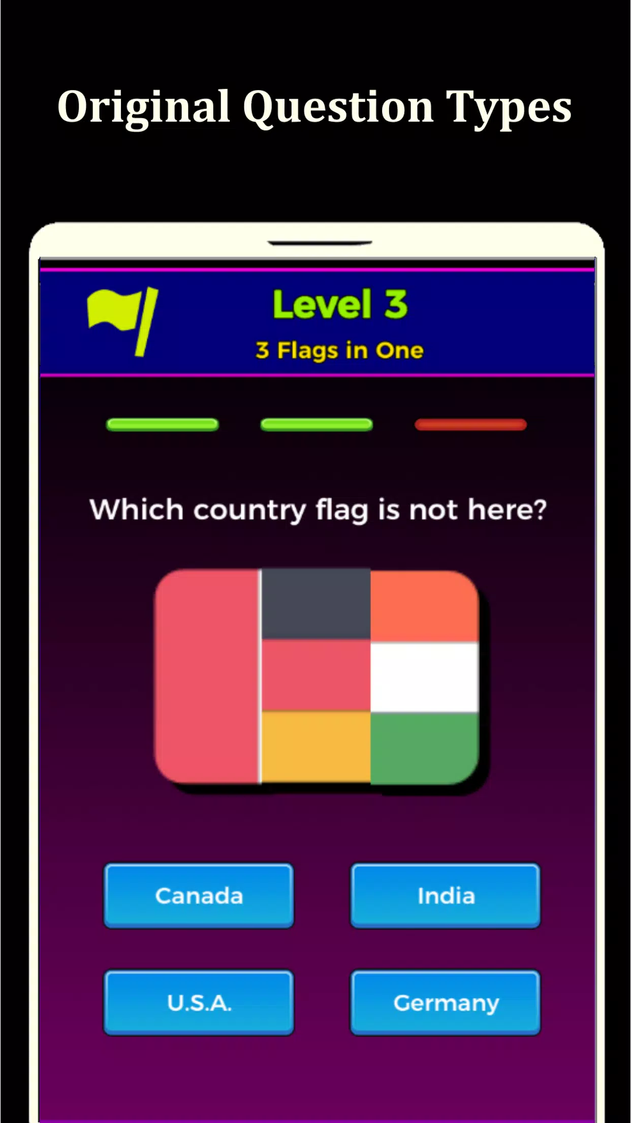 World Flags Quiz Game スクリーンショット 0