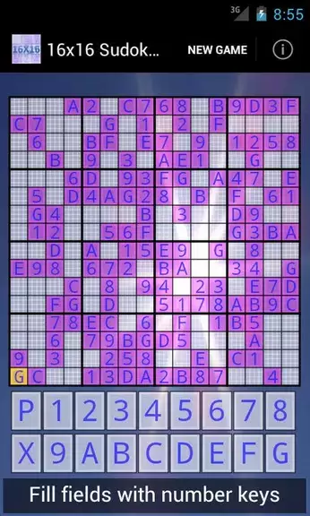 16x16 Sudoku Challenge HD 스크린샷 0