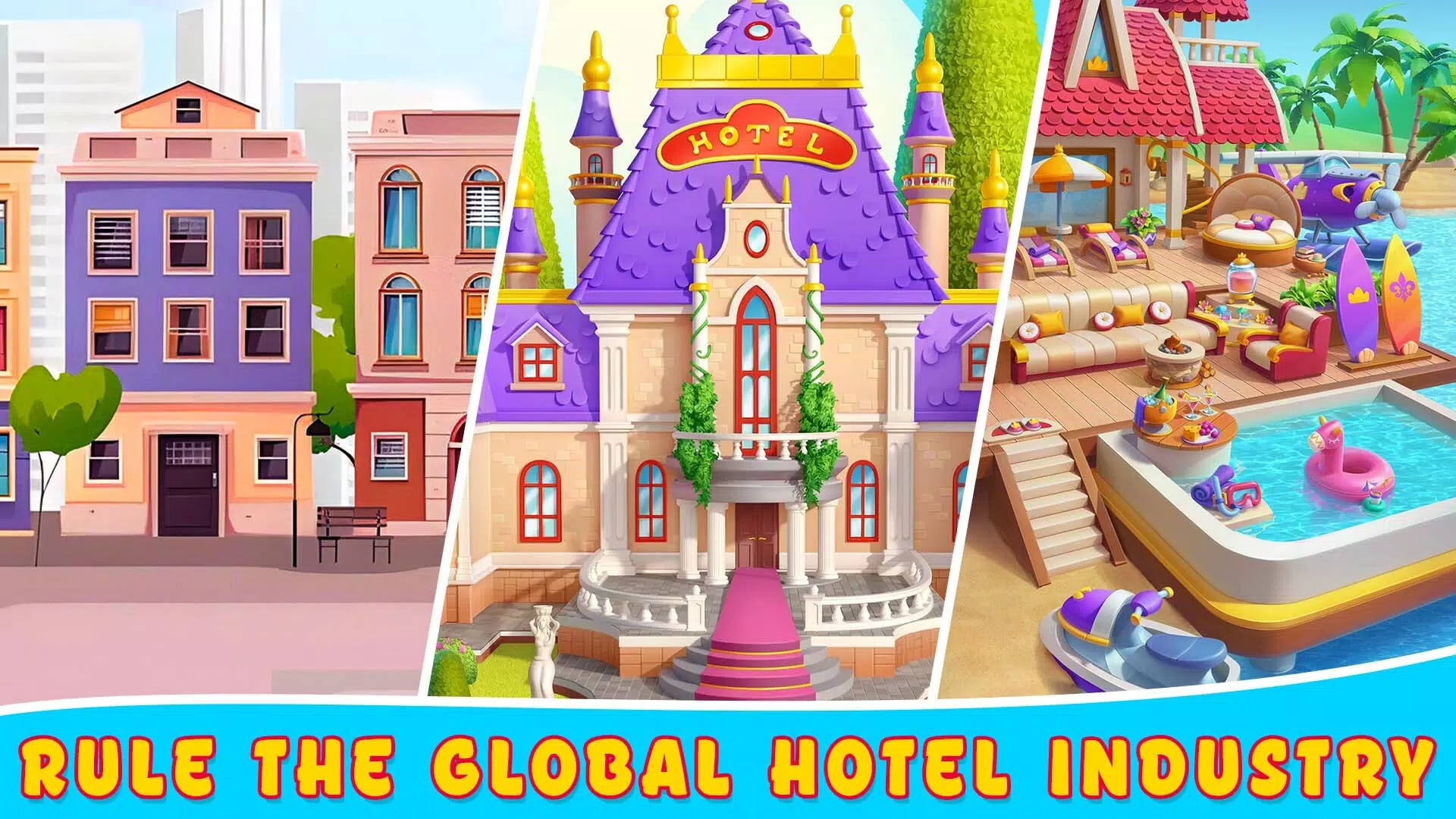 Hotel games: idle hotel tycoon Captura de tela 3