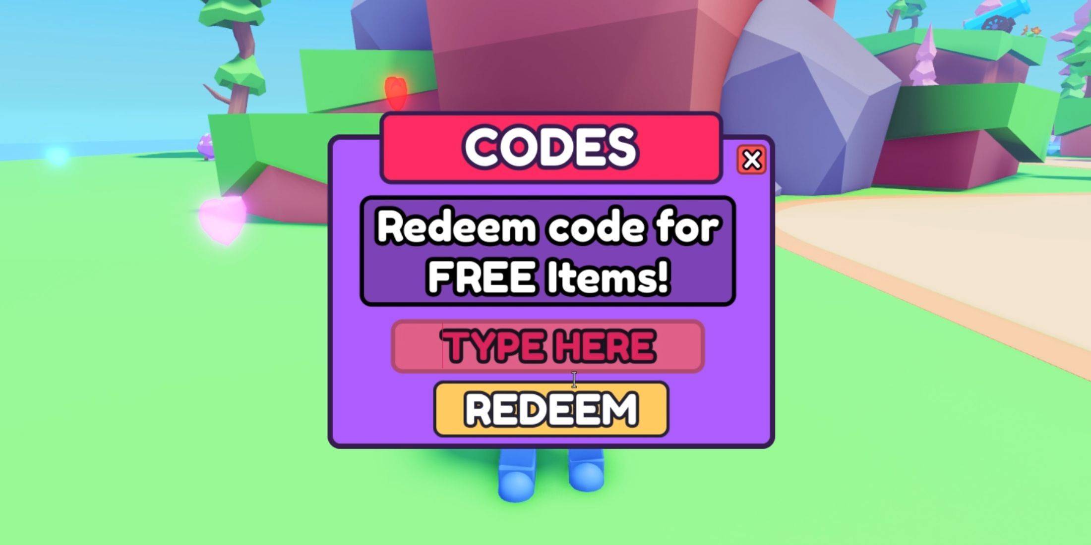 Redemption Menu