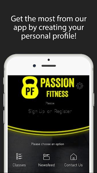 Passion Fitness Captura de tela 0