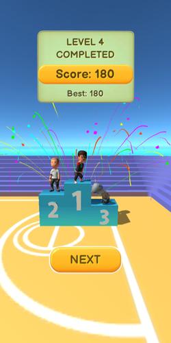 Jump Up 3D: Basketball Spiel Screenshot 1