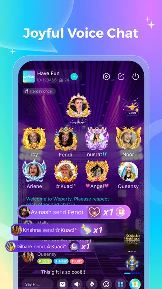 Wyak-Voice Chat&Meet Friends Schermafbeelding 0