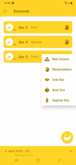 Sex Tracker Zrzut ekranu 2