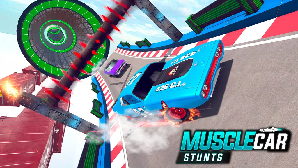 Muscle Car Stunts - Ramp Car應用截圖第3張