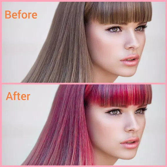 Hair Color Changer - Hair Dye スクリーンショット 0