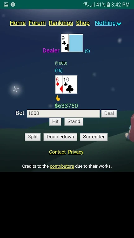 Blackjack Evolved Schermafbeelding 0