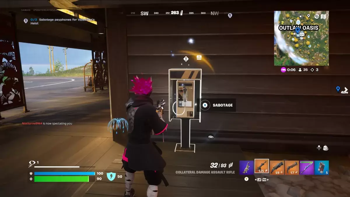 Telefon berbayar di Fortnite