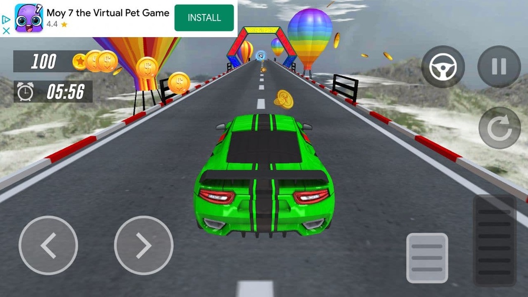 Superhero Car: Mega Ramp Games Capture d'écran 2