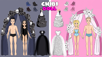 Chibi Dolls LOL: Dress up Game Captura de pantalla 0