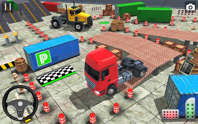 Real Euro Truck Parking Games Schermafbeelding 0