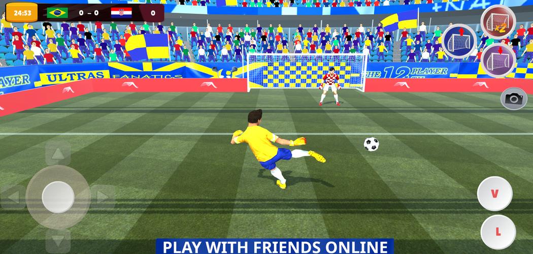Goalie Wars Football Online 스크린샷 0