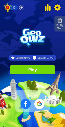 Geo Quiz: World Geography, Maps & Flags Trivia Captura de pantalla 0