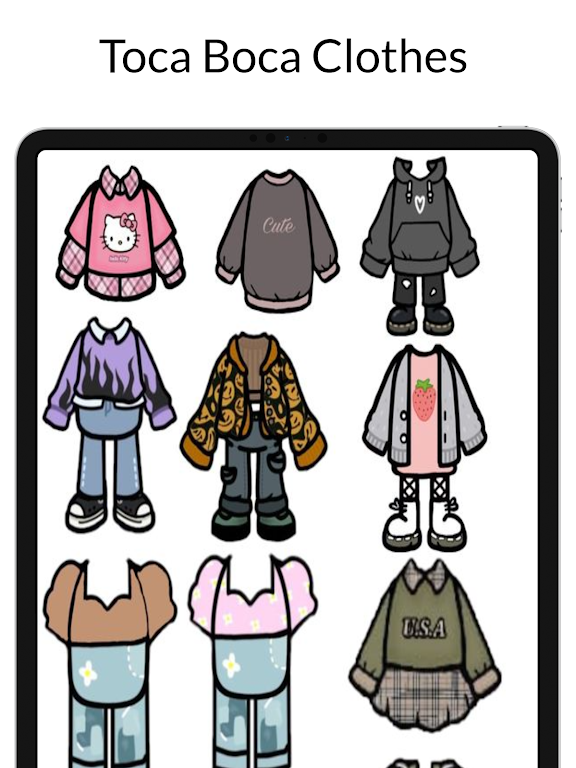 Toca Boca Clothes Ideas Screenshot 2