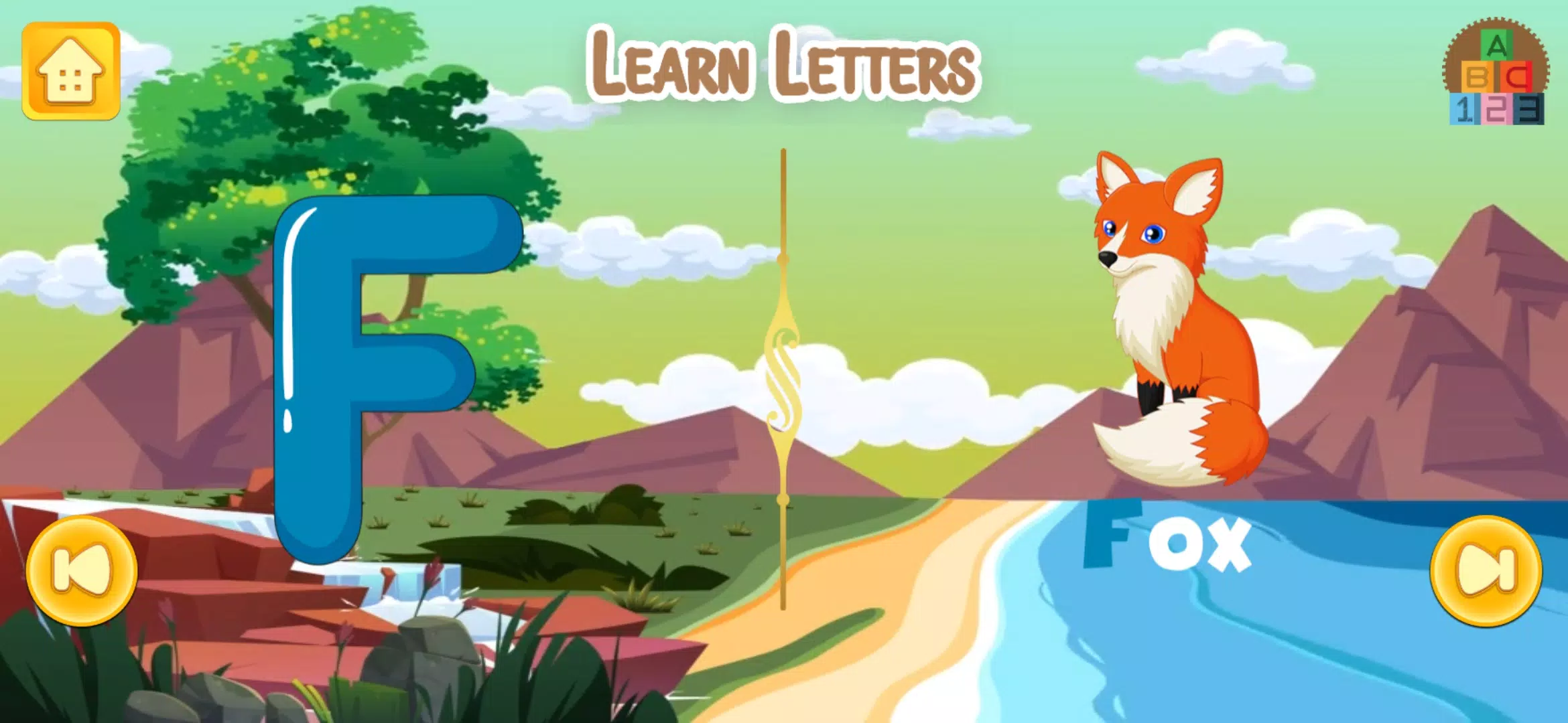 Schermata Learn numbers and letters 1