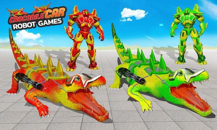 Robot Game Transform Crocodile Capture d'écran 3