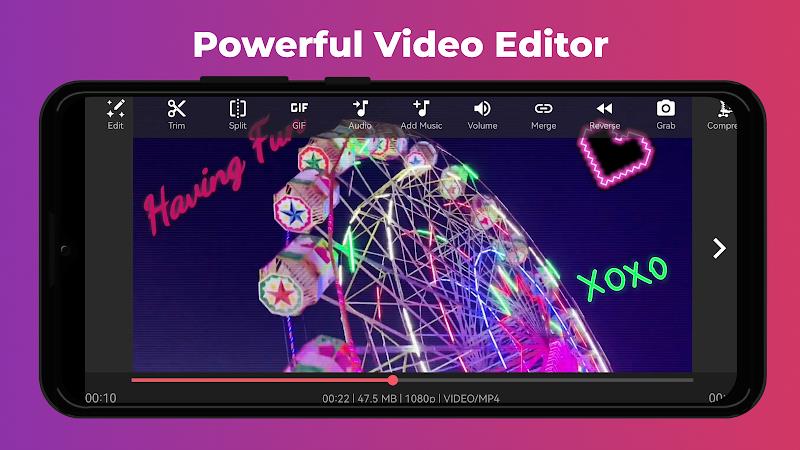 Video Editor & Maker AndroVid Tangkapan skrin 0