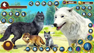 Virtual Wild Wolf Family Sim Capture d'écran 0