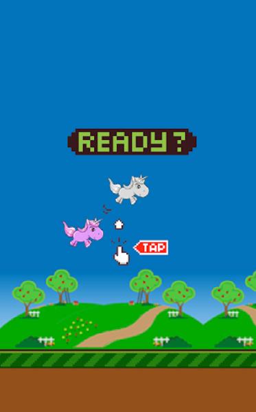 Flappy Unicorn Captura de pantalla 2