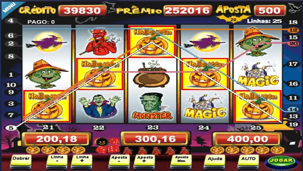 Halloween Caça Niquel Slot Tangkapan skrin 2