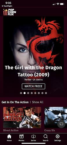 Schermata Popcornflix™ – Movies & TV 1