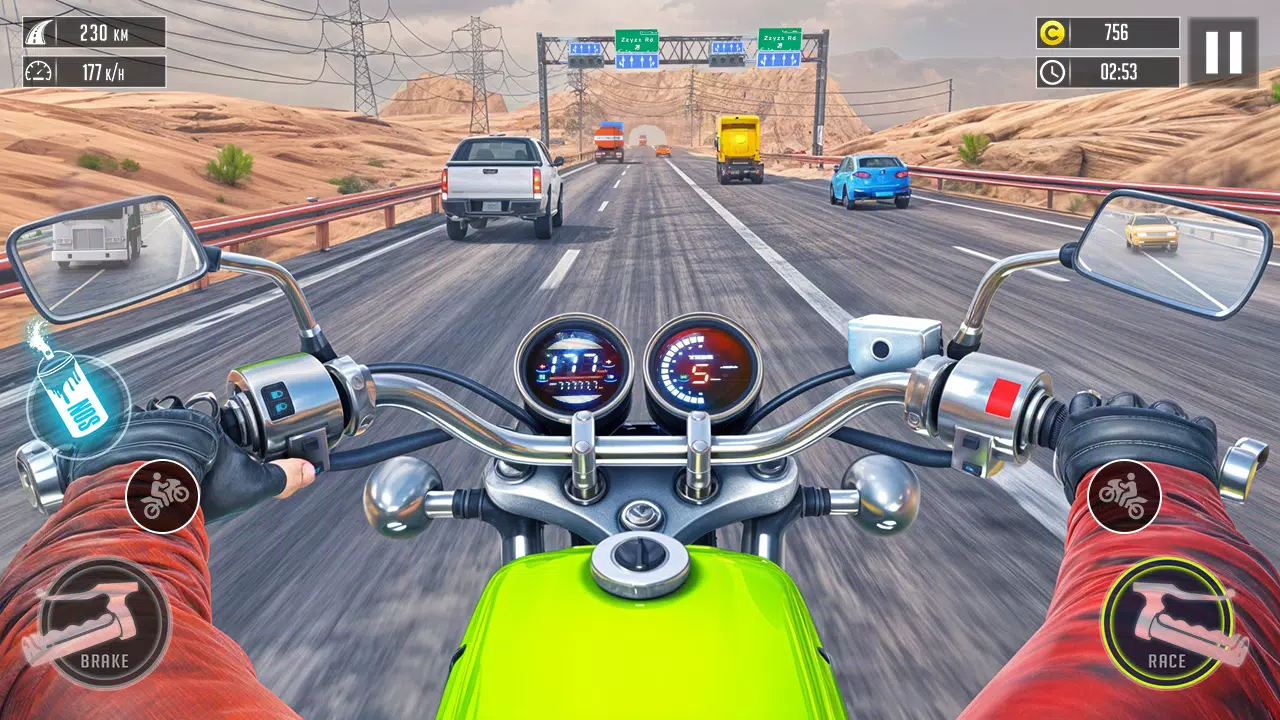 3d Bike Racing Bike Race Games Ảnh chụp màn hình 1