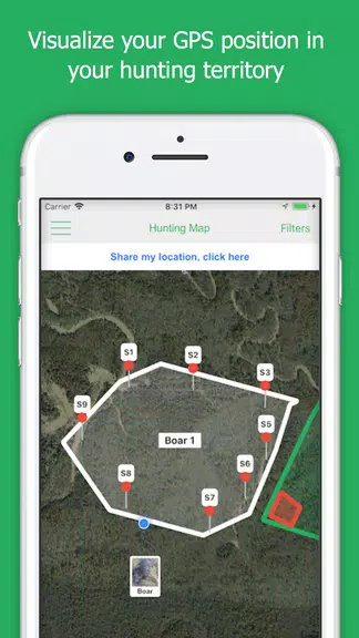 Schermata Hunting Map, the GPS for hunters 0