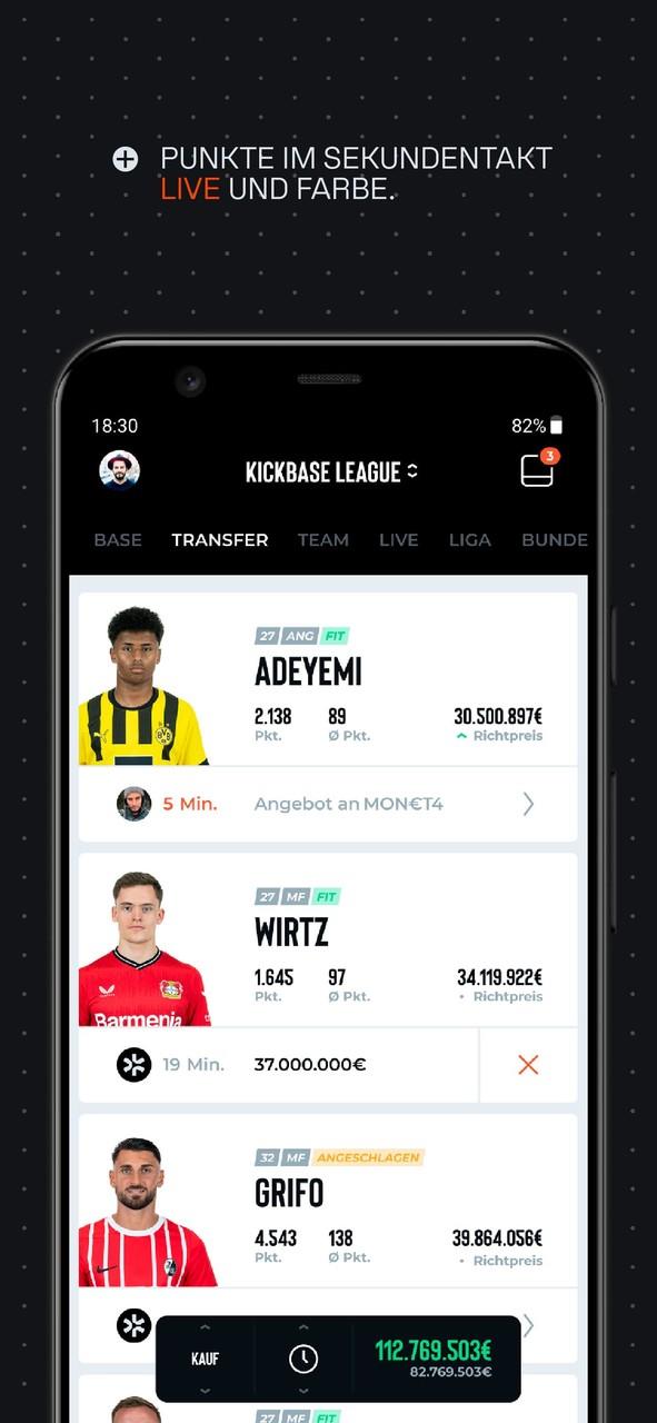 Kickbase Bundesliga Manager应用截图第3张