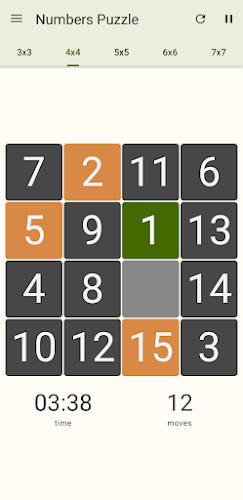 Schermata 15 Number puzzle sliding game 0