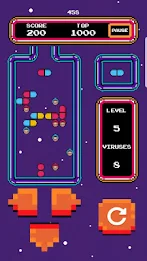 Pill Puzzle : Falling Capsules 스크린샷 1