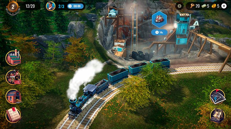 Railroad Empire: Train Game Tangkapan skrin 3