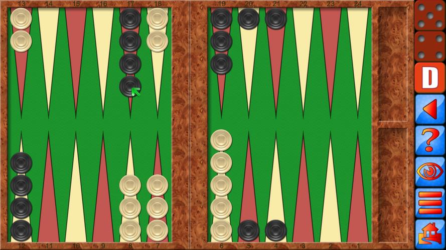 Schermata Backgammon V+ 0