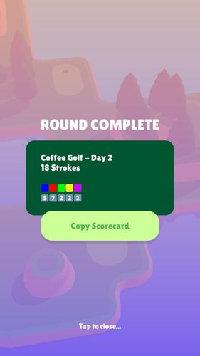 Coffee Golf Captura de pantalla 1