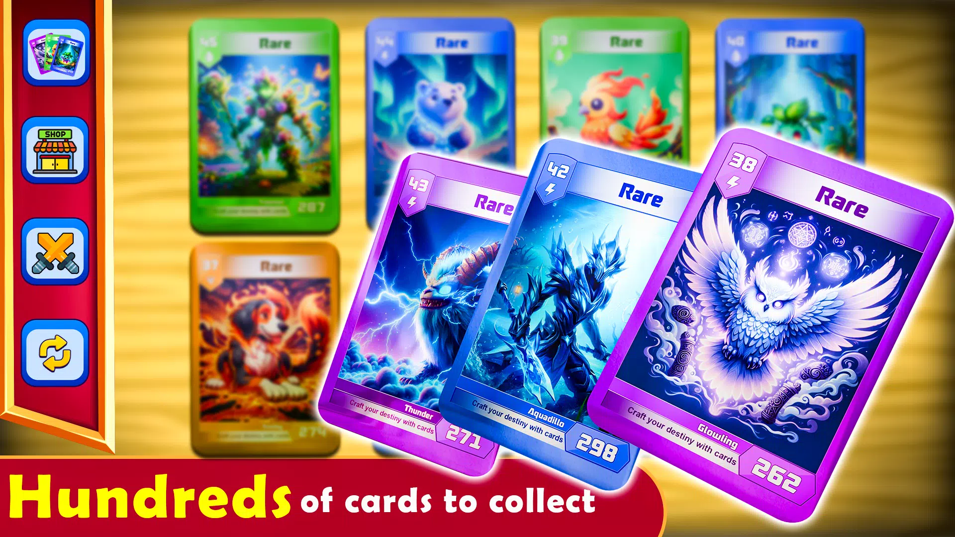 Monsters Card Collector Game スクリーンショット 2