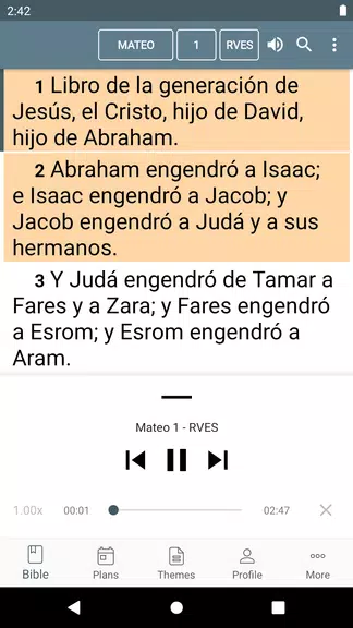 Bible Reina Valera Captura de pantalla 2