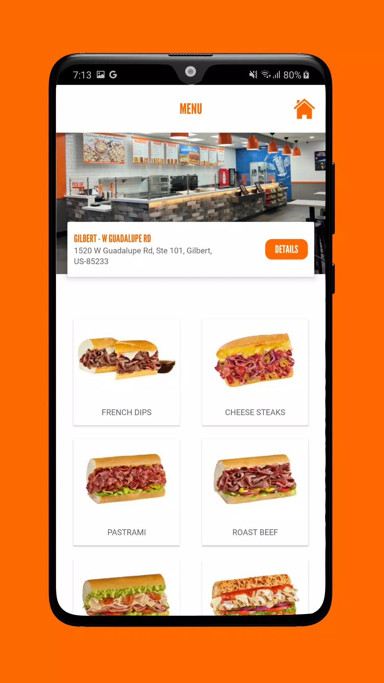 TOGO's Sandwiches Screenshot 3